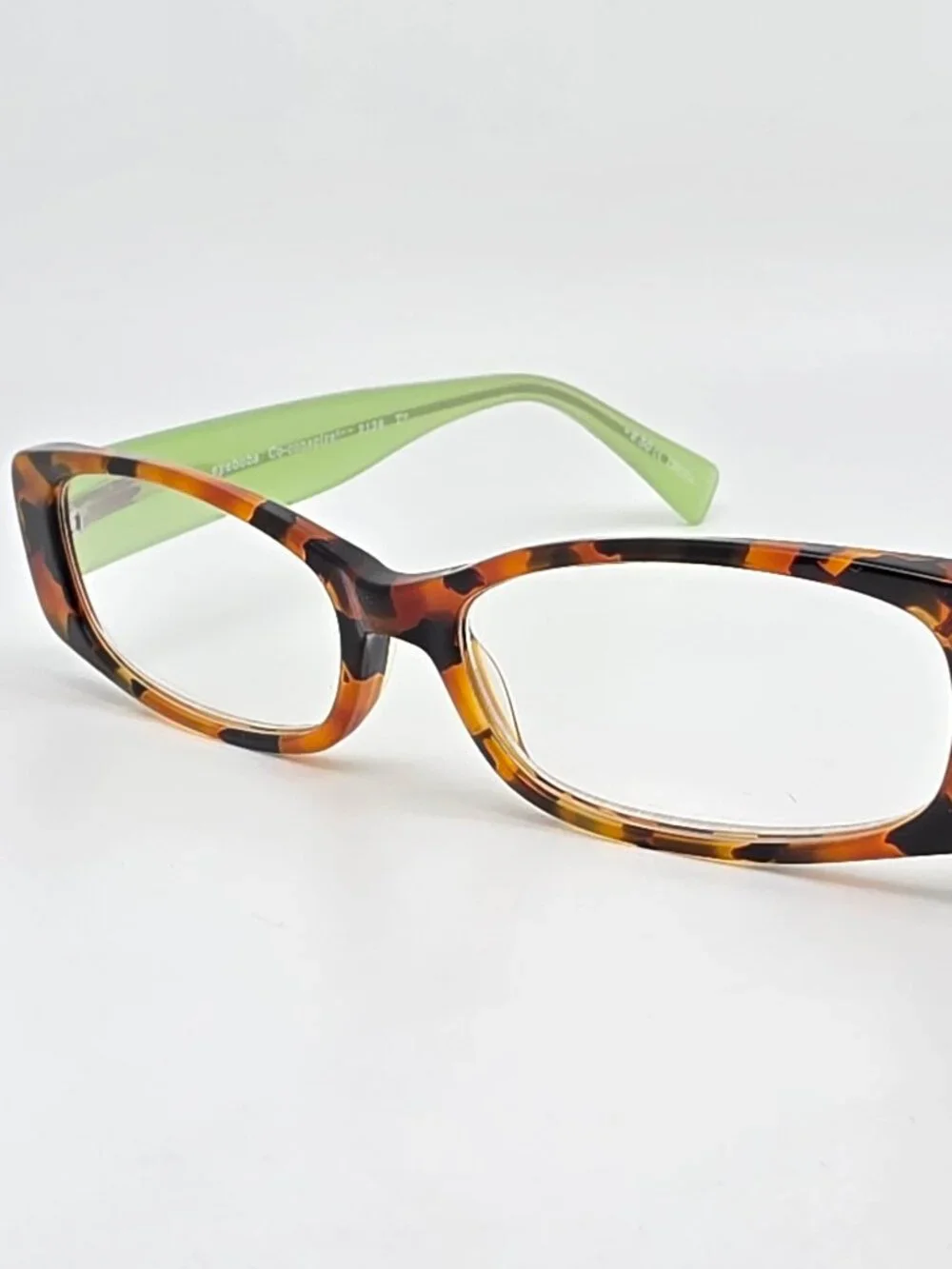 Eyebobs Co-Conspirator 2136 T7 Tortoise Funky Lime +2.50 Reading Glasses 52mm